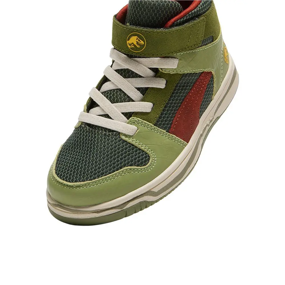 Puma shoes - PUMA Rebound Layup Sl Jurassic World Land High Top  Toddler - 40601601 - Green 4