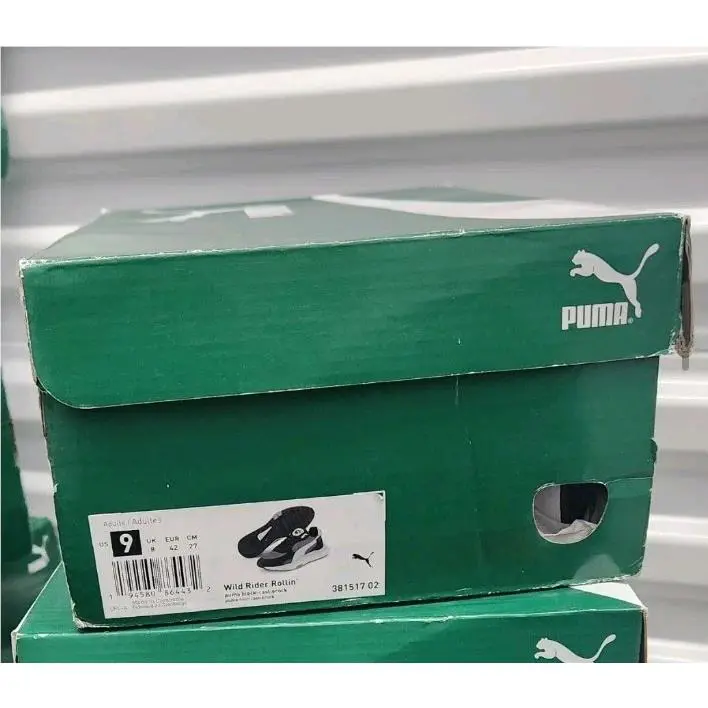 Puma shoes - WILD RIDER ROLLIN` - WILD RIDER - 381517-02 - Puma Black-CASTLEROCK 3