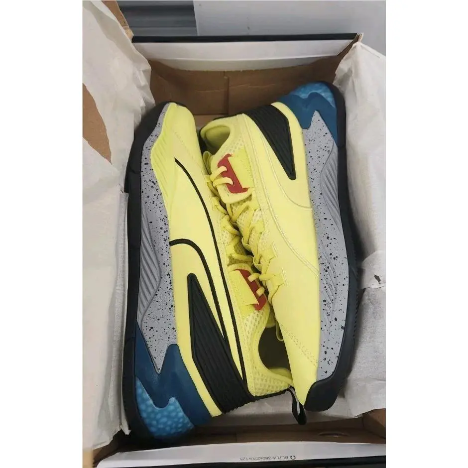 Puma shoes - Uproar Hybrid Court Thunder - Uproar Hybrid Court Thunder - 192979-03 - Yellow 4