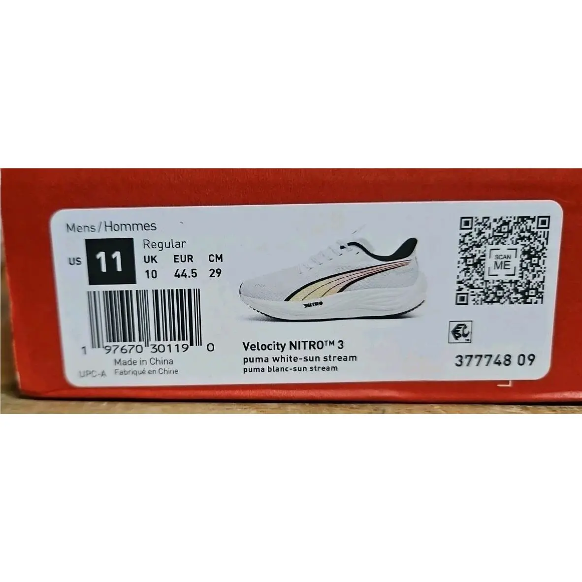 Puma shoes - Puma Velocity Nitro 3 377748-09 - 377748-09 - White (UPC: 197670303620) 10