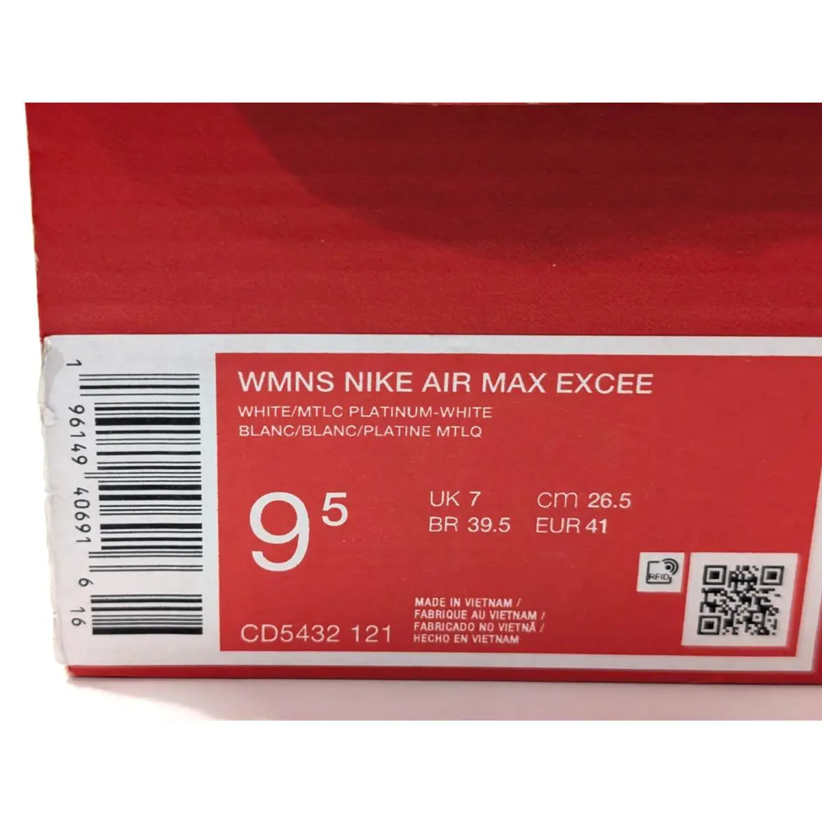 Nike shoes - Nike Air Max Excee - Air Max Excee - CD5432-121 - White/Platinum 10