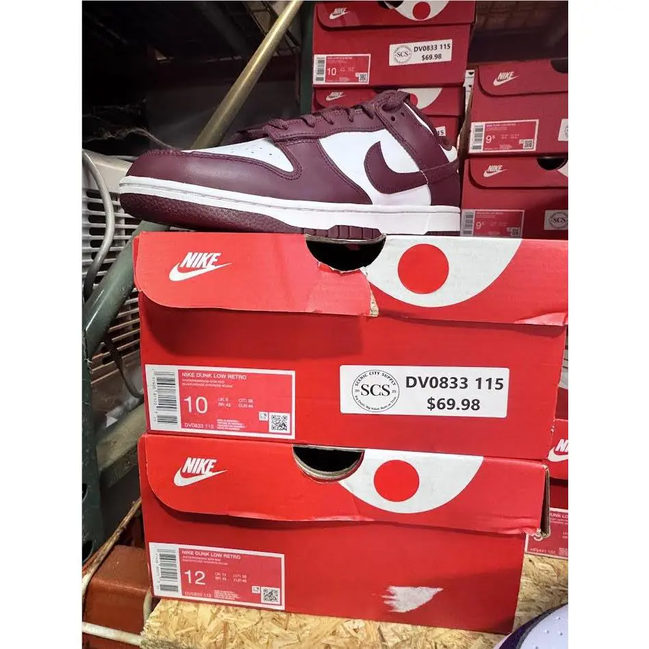 Nike shoes - Nike Dunk Low Retro White Redwood Gym Red DV0833-115 6