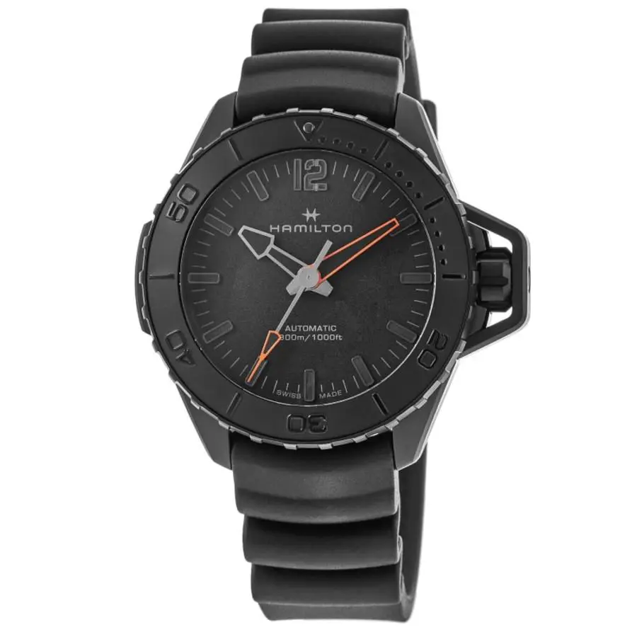 Hamilton Khaki Navy Frogman Automatic Black Dial Men`s Watch H77845330