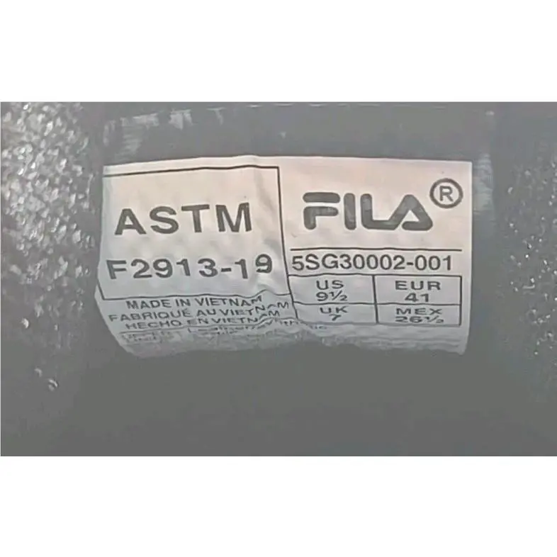 Fila shoes - Fila Memory Workshift Slip Resistant Soft Toe Work - 5SG30002-001 - Black (UPC: 791272774507) 6