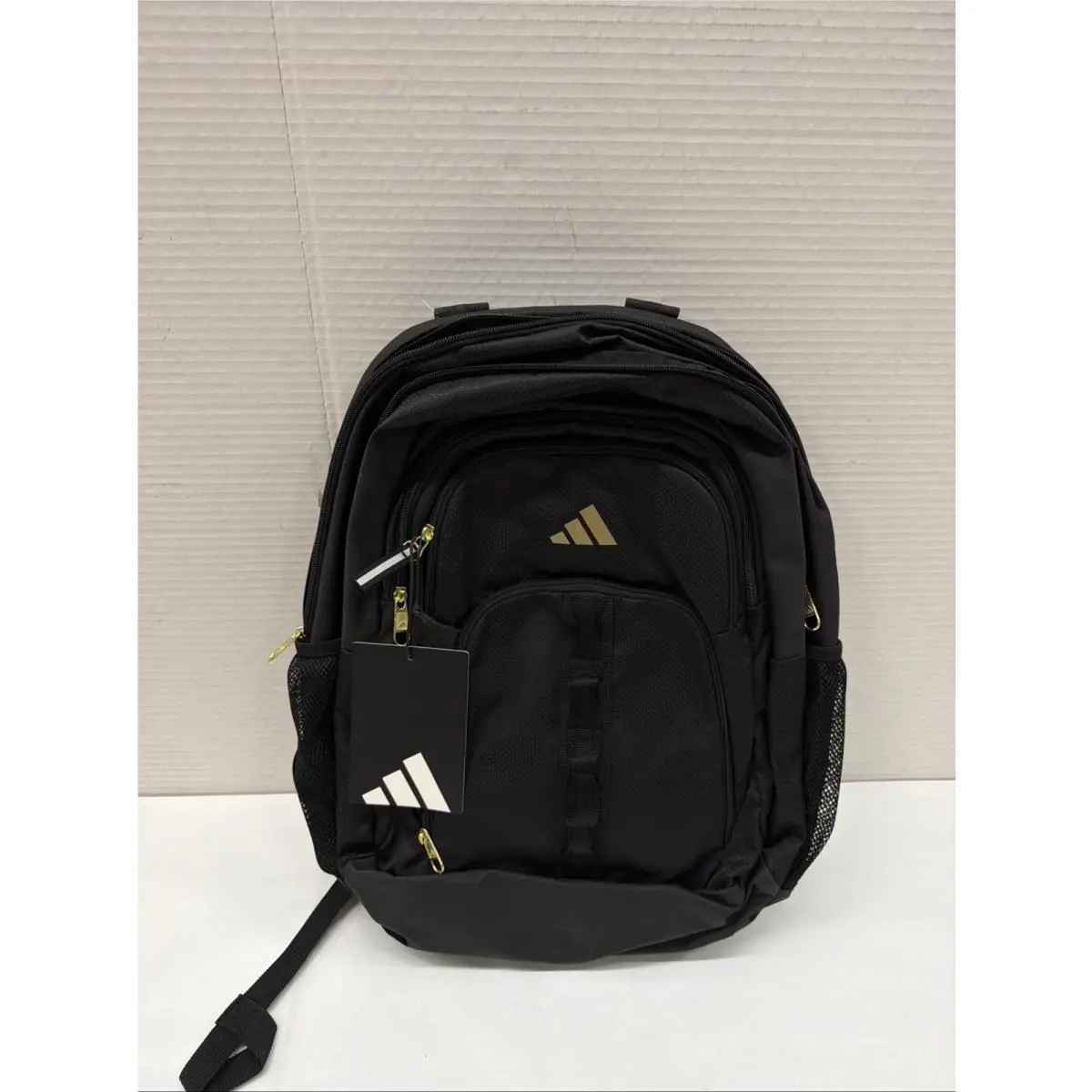 Adidas Primetime Large Backpack 17 Laptop Unisex Black/gold Metallic