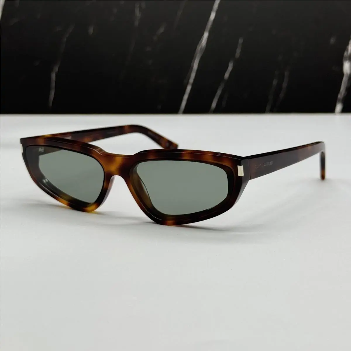 Saint Laurent Sunglasses Havana Women Eyewear SL634 Nova 003
