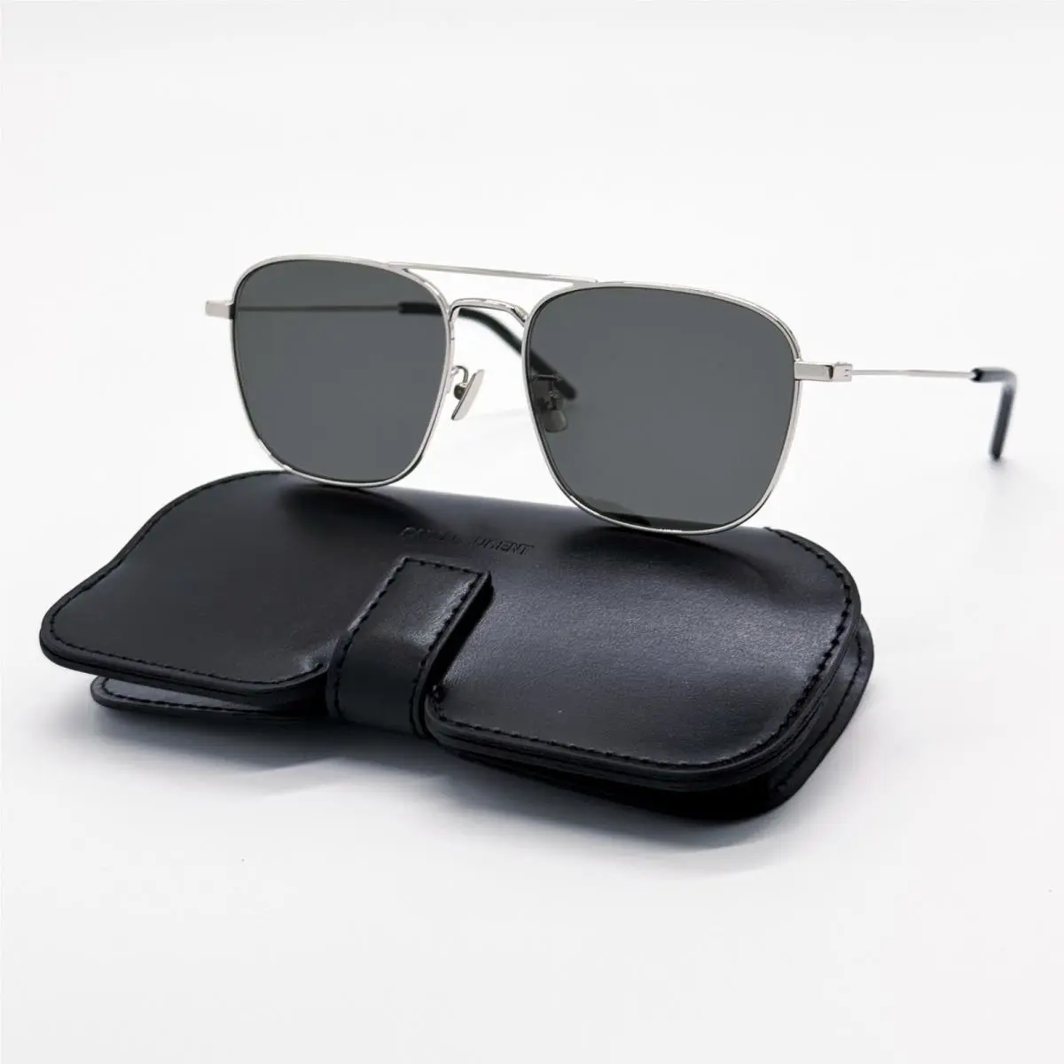 Saint Laurent Sunglasses SL309 001 Silver Unisex