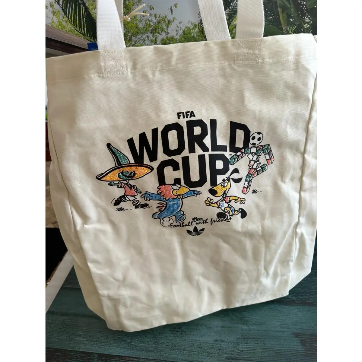 BN Adidas Fifa World Cup 26 Mascot Canvas Tote Bag Unisex