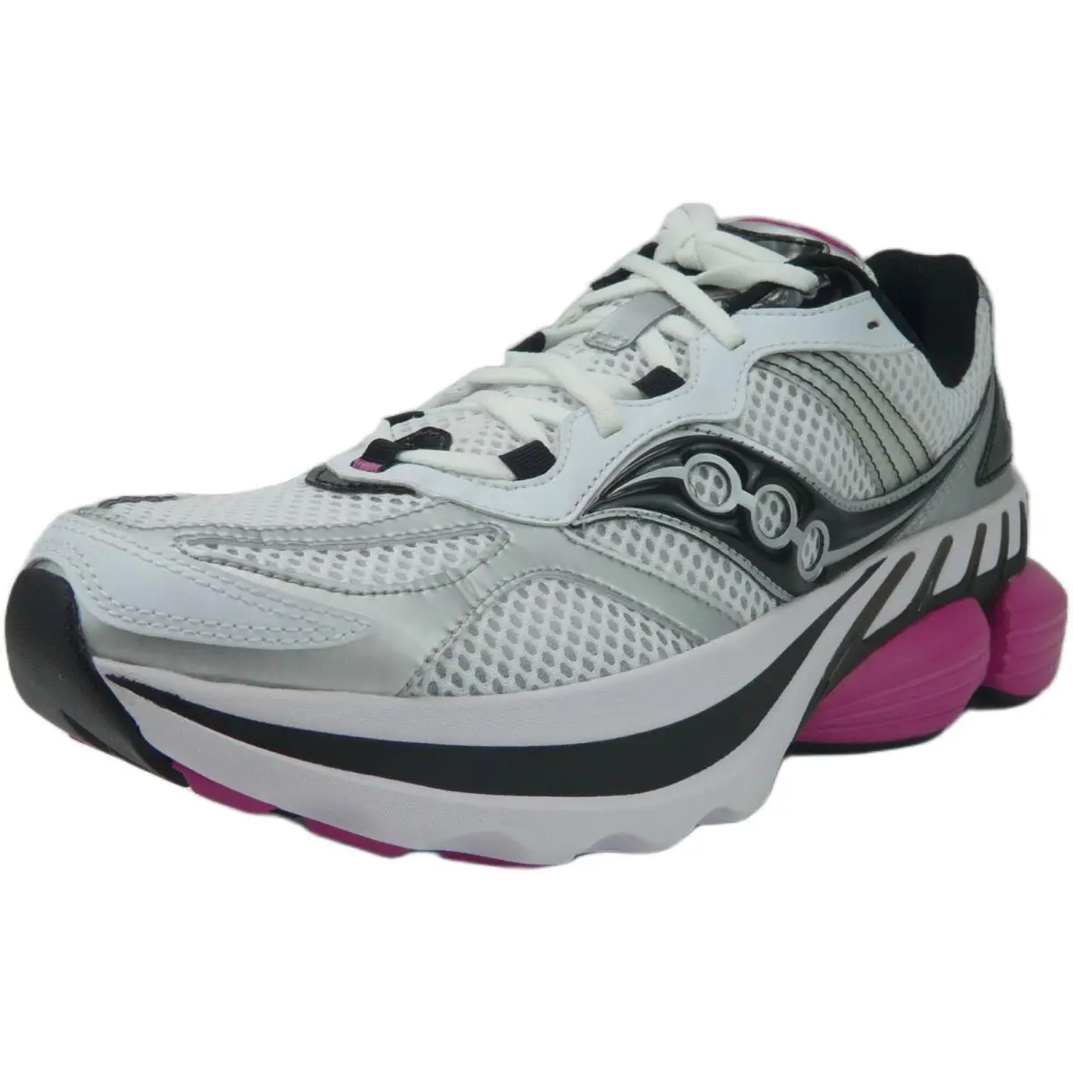Saucony Grid NX T Silver Pink Sneakers Men`s US 8.5 / Women`s US10 - Silver