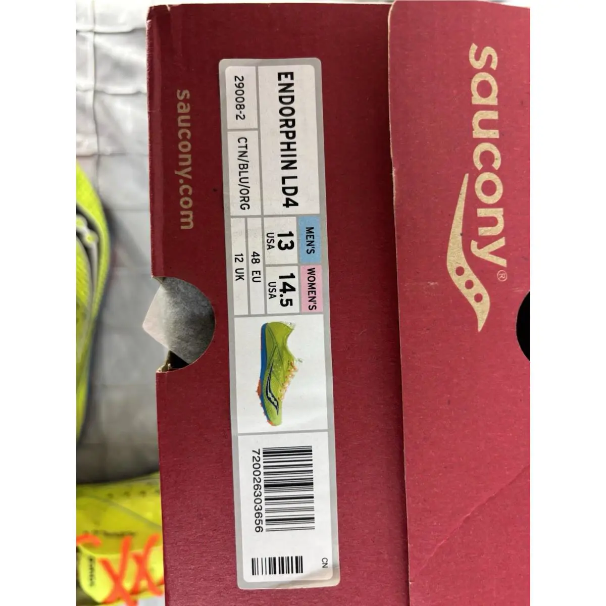 Saucony shoes - Saucony Endorphin LD4 - Endorphin - Yellow 4