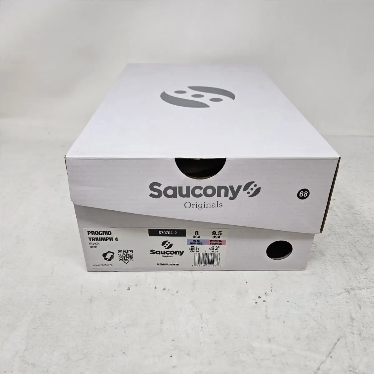 Saucony shoes - Saucony Progrid Omni 9 - Progrid Omni - S70704-2 - White / Black (UPC: 195018411976) 4