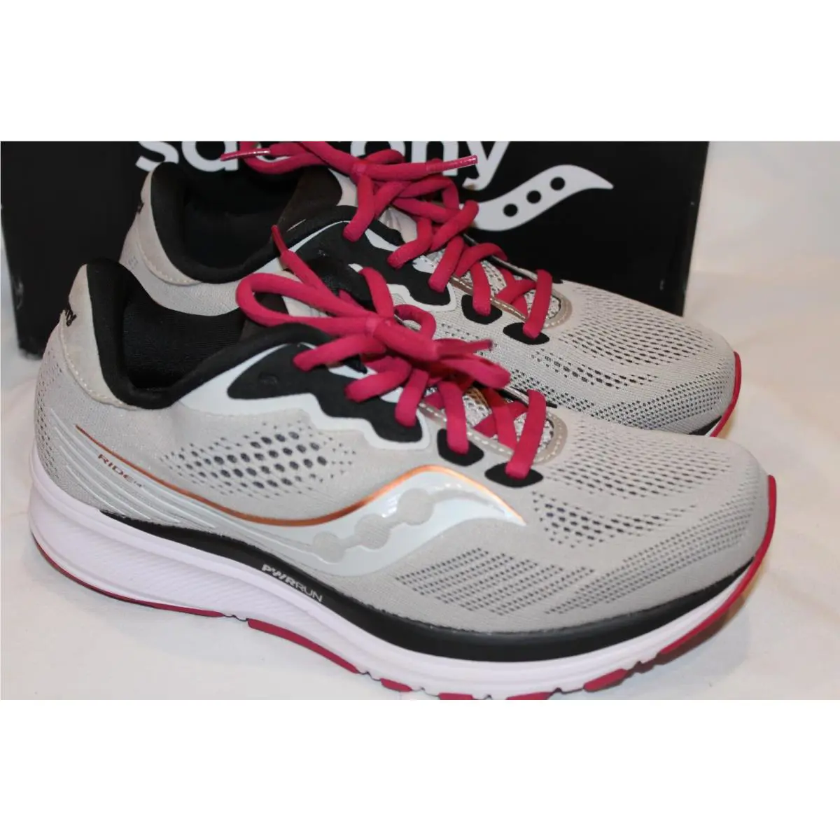 Saucony shoes - Saucony Ride 14 - Ride - GRAY RED 0