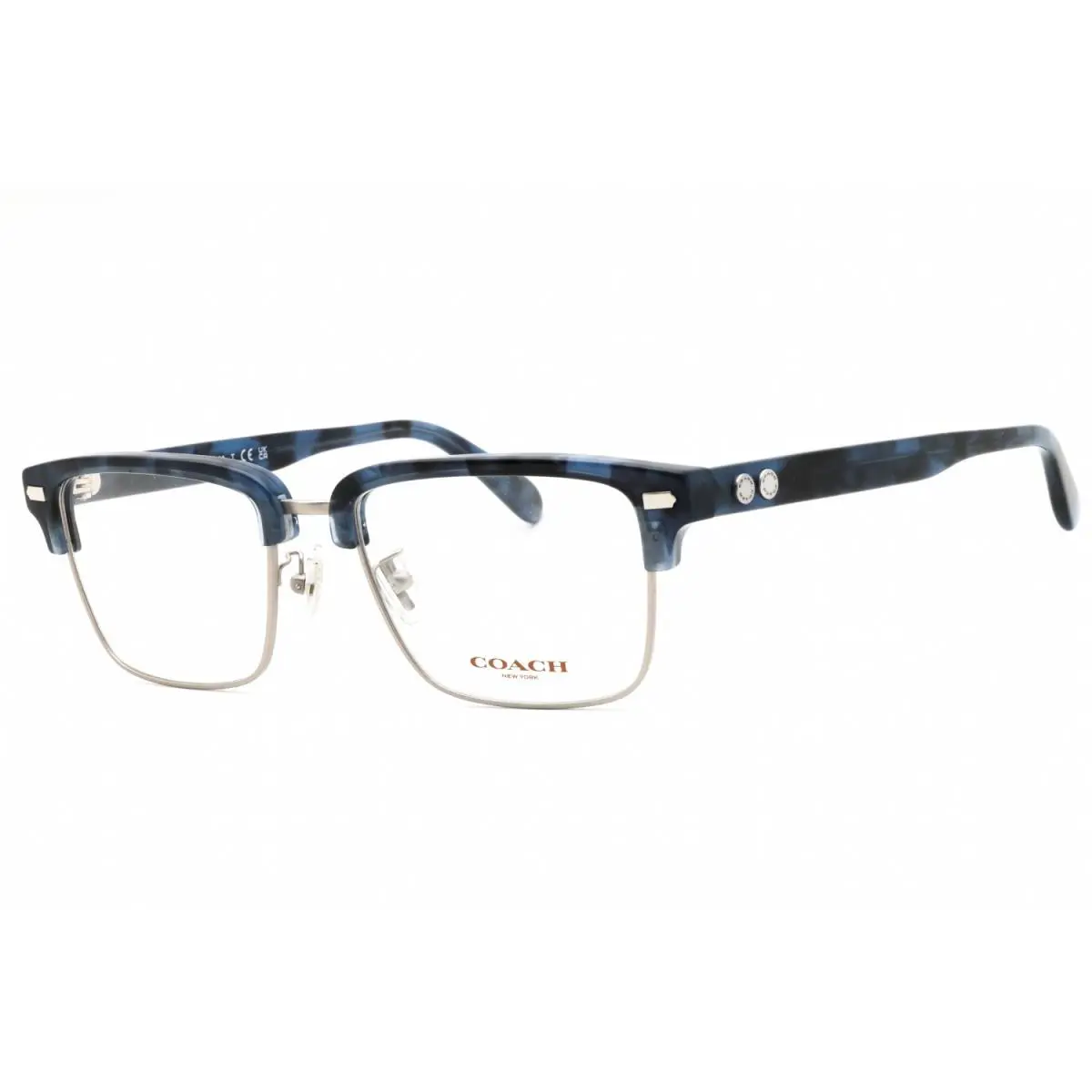 Coach HC6253 5754 Eyeglasses Blue Tortoise Silver Frame 54mm