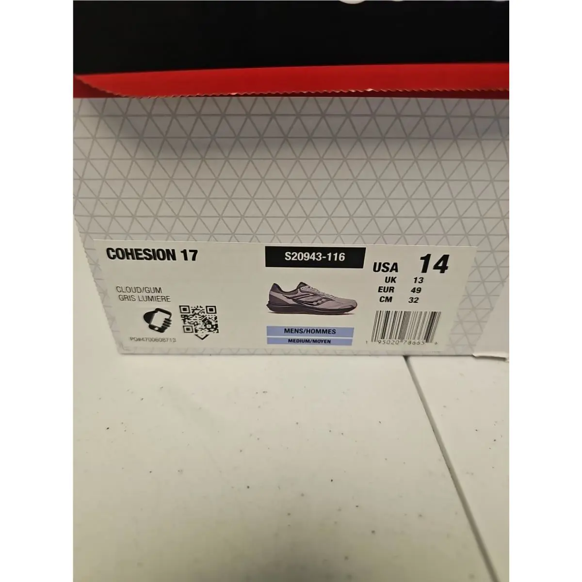 Saucony shoes - cohesion 17 - cohesion - S20943-116 - Gray 4