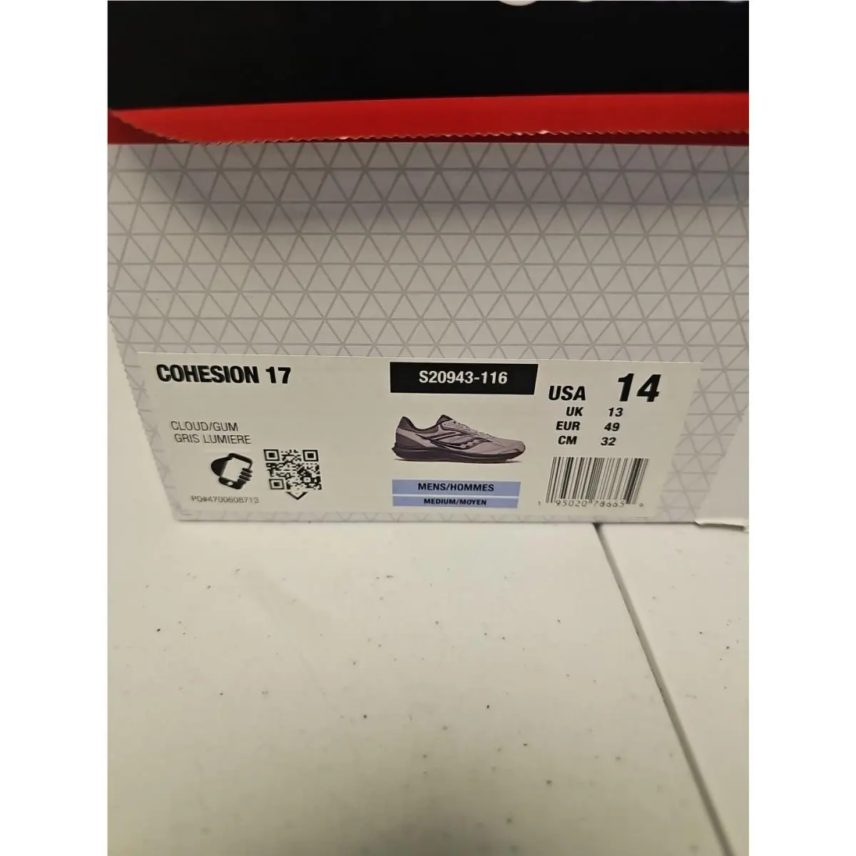 Saucony shoes - cohesion 17 - cohesion - S20943-116 - Gray 4