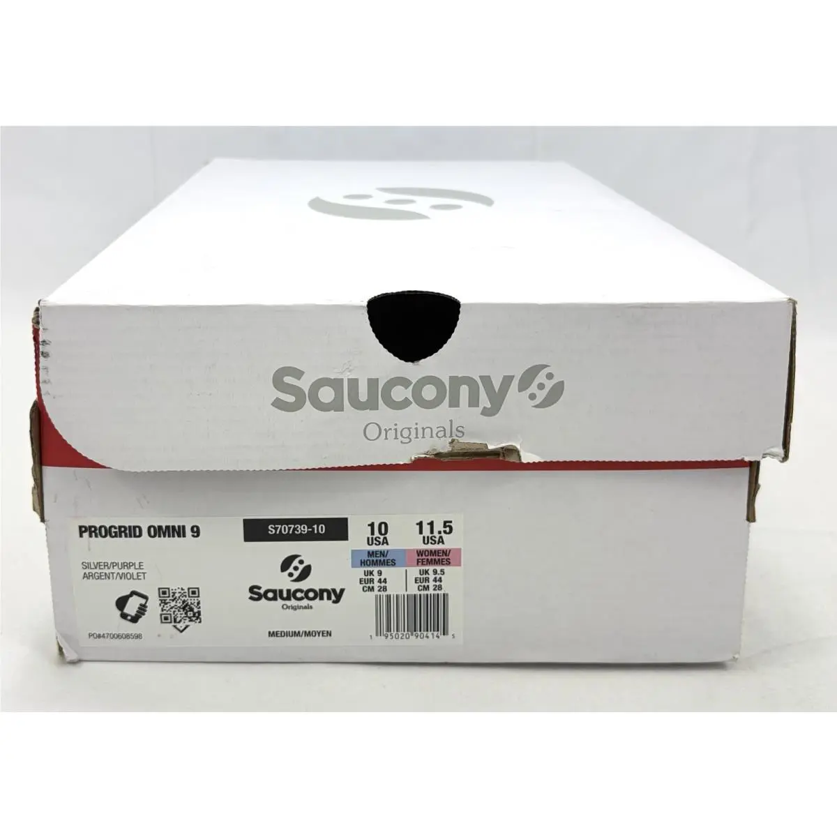 Saucony shoes - Saucony Progrid Omni 9 - Progrid Omni - S70739-10 - Silve/Purple (UPC: 195020904145) 11