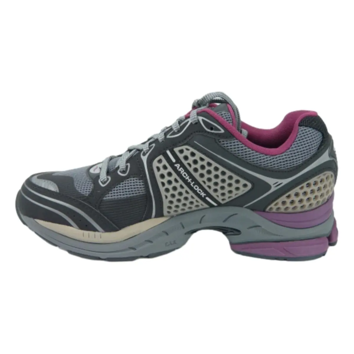 Saucony shoes - Dark Grey / Plum 5