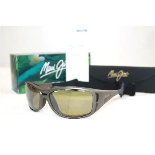 Sunglasses Waterman HT410-11B Titanium Grey / Maui HT Green Polarized by Maui Jim