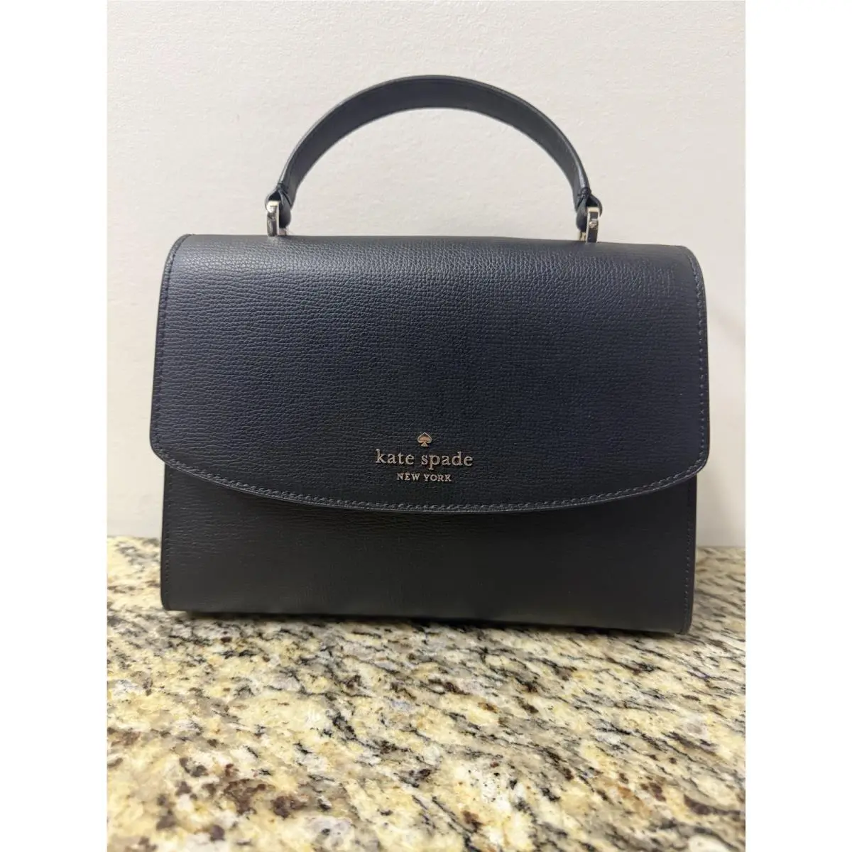 Kate Spade Darcy Top Handle Satchel Bag Candiedblack Crossbody Purse “gv”