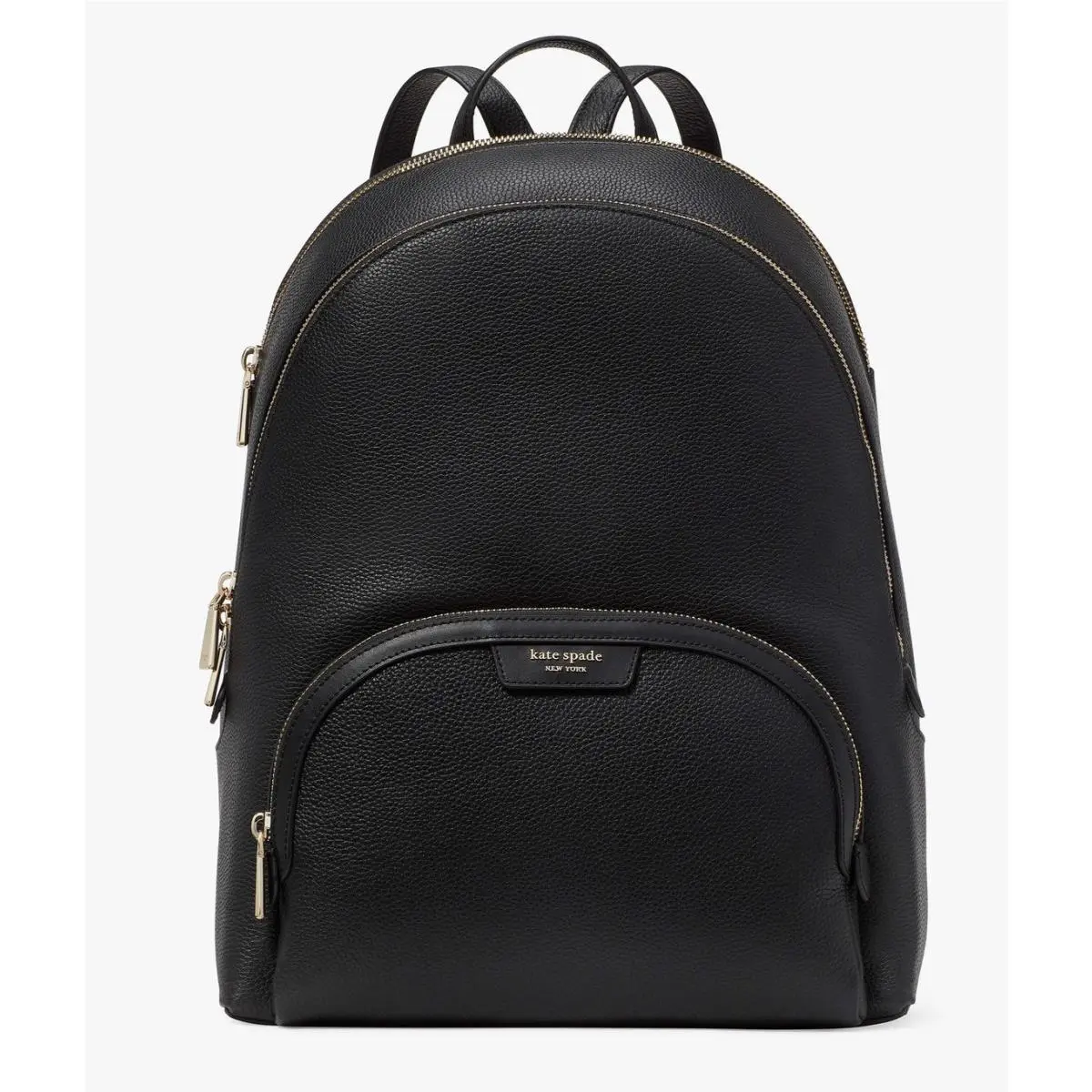 Kate Spade Hudson Large Pebbled Leather Backpack Black