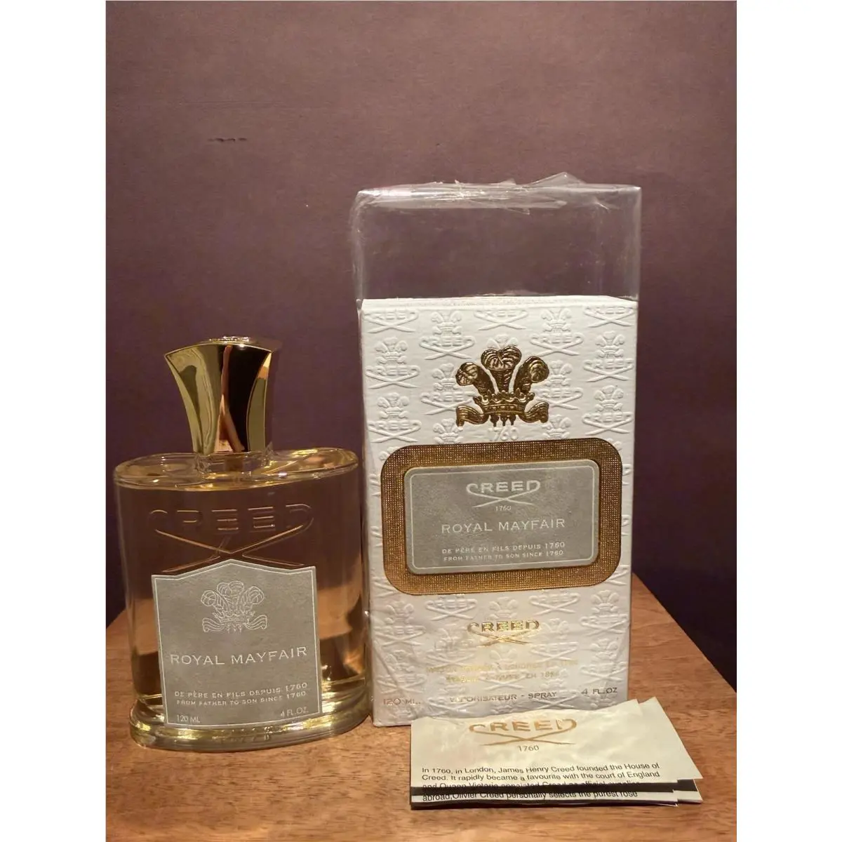 Creed Royal Mayfair 120 ML / 4 Fl. OZ Eau de Parfum Spray Batch:S811W01 Rare