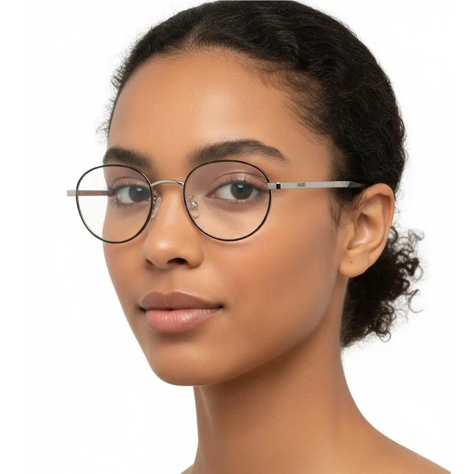 Kenzo Round-frame Metal Eyeglasses Women Fashion