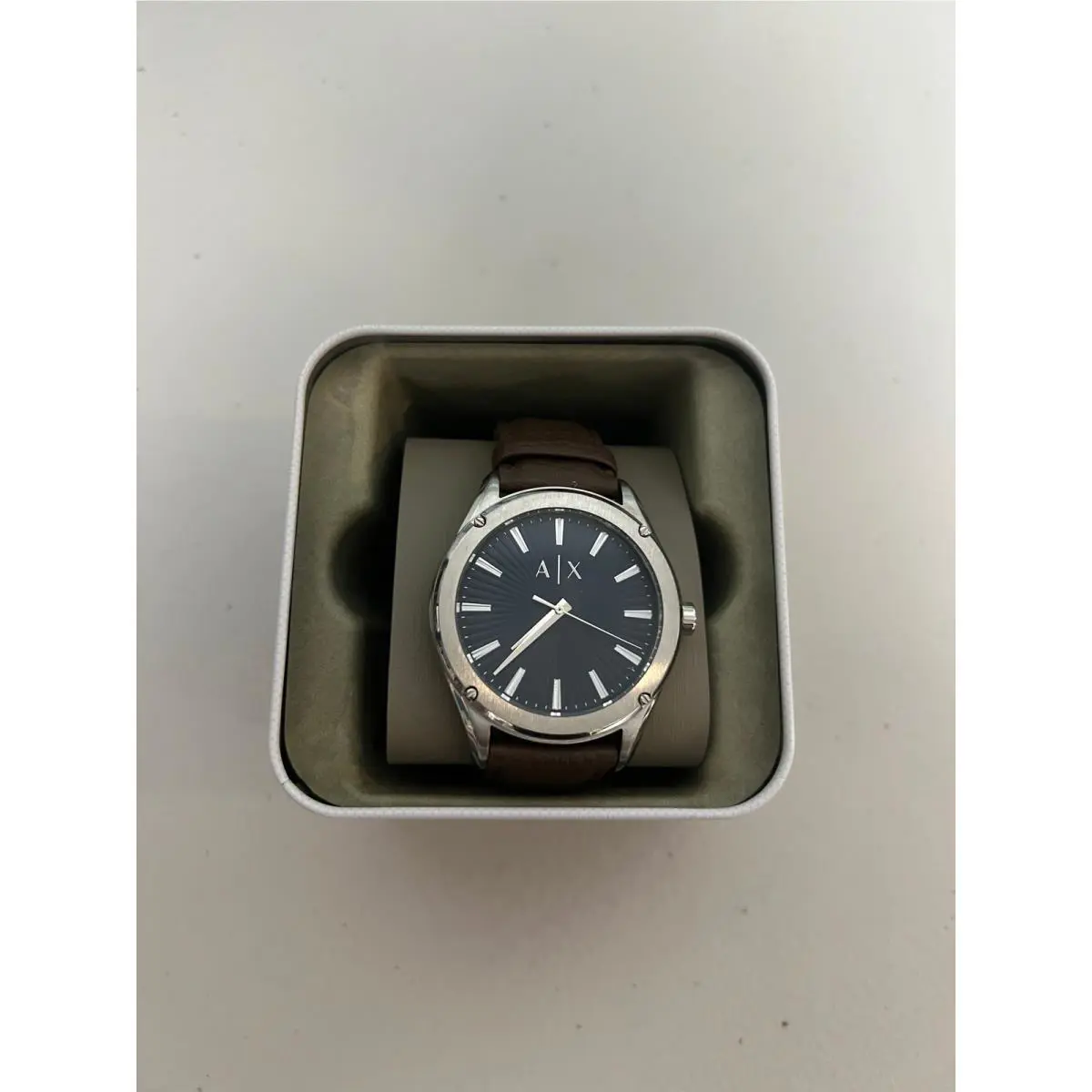 Armani Exchange AX2804 Fitz Men`s Watch with Blue Dial