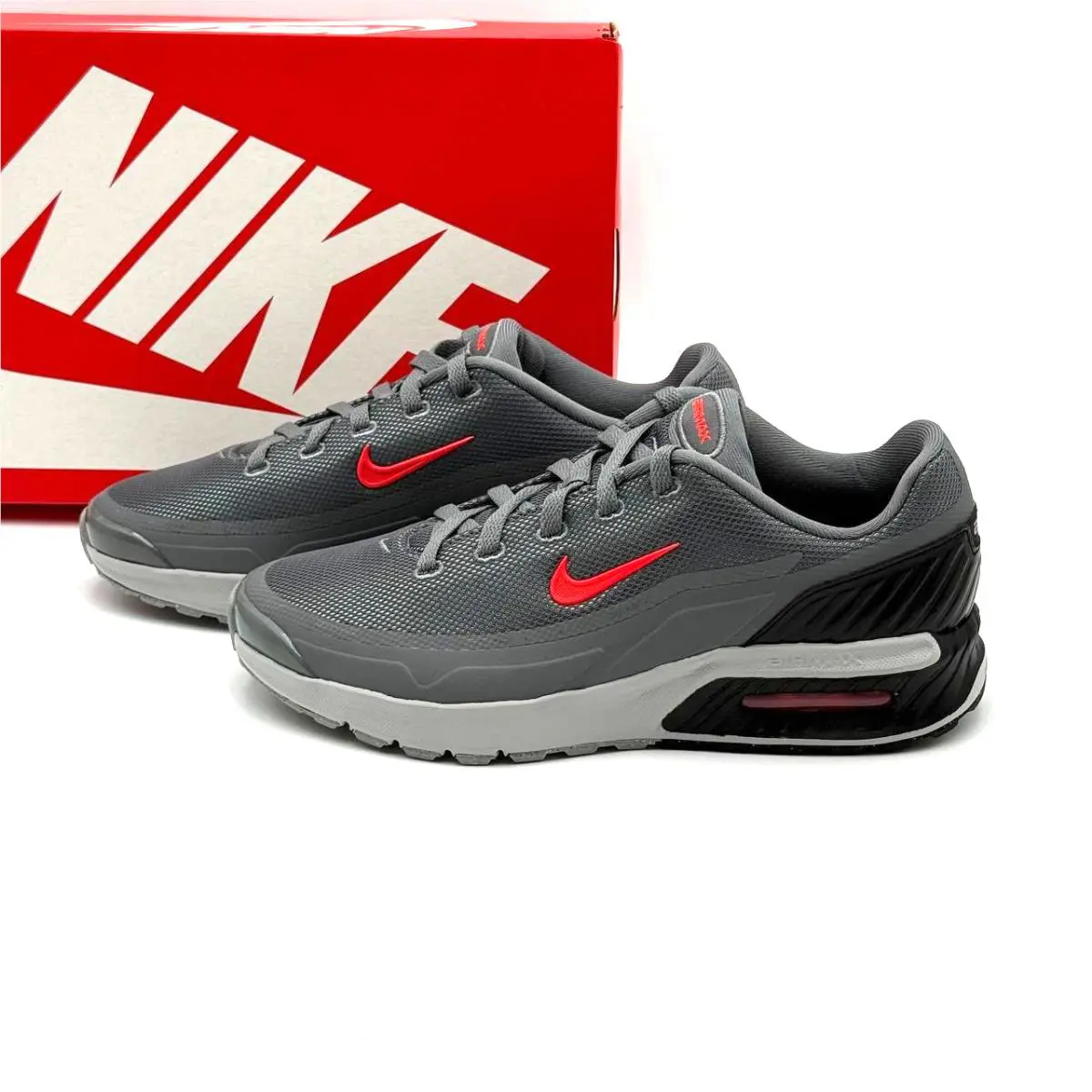 Nike shoes - Nike Air Max Bia - Air Max Bia - IF2624-002 - Gray, Manufacturer: Smoke Grey / Bright Crimson 9