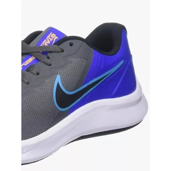 Nike shoes - Nike Star Runner 3 GS - DA2776-012 - Iron Grey Black Blue Lightning 1