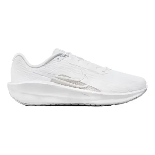 Nike Men`s Downshifter 13 White/wolf Grey Running Shoes - FD6454-100 - White
