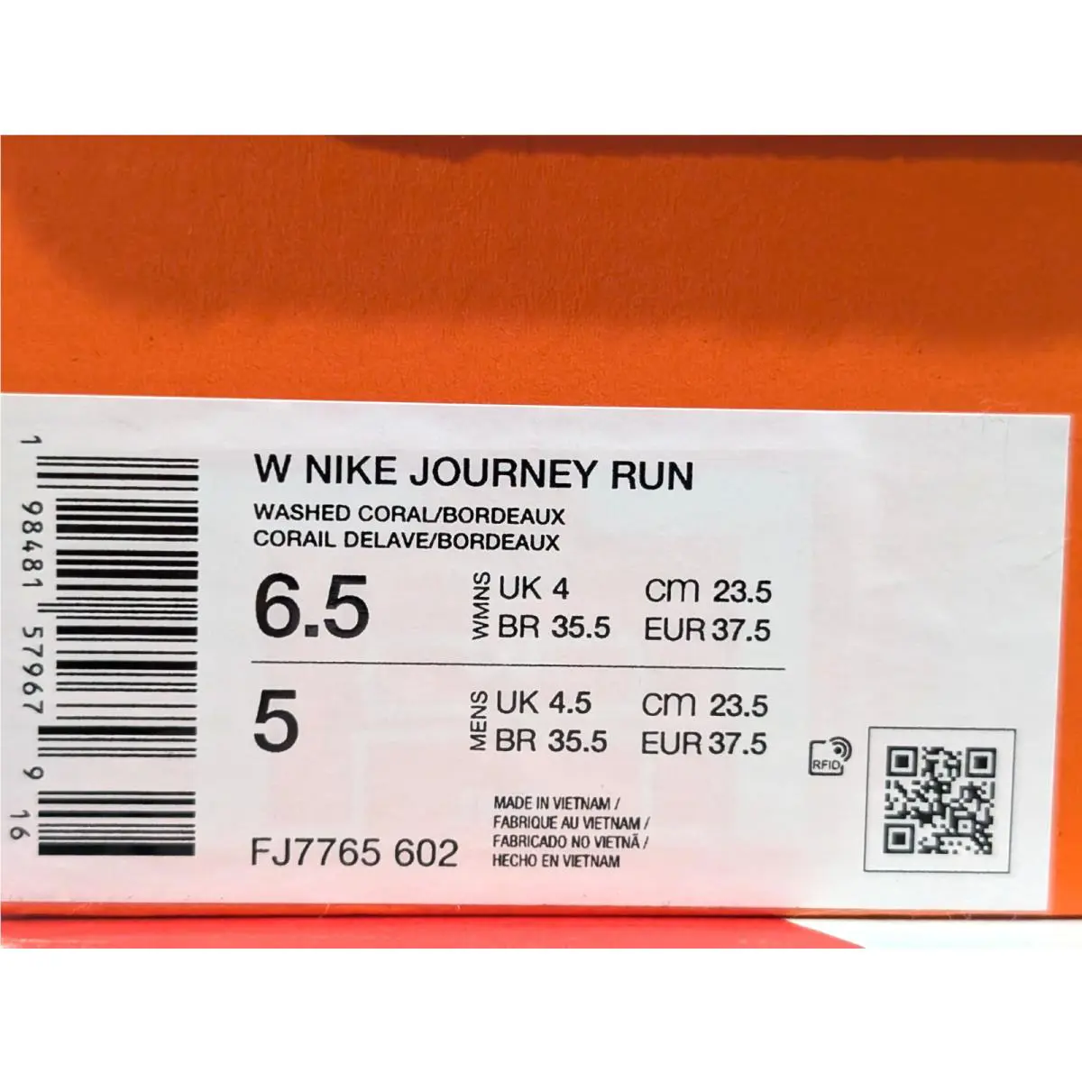 Nike shoes - Nike Journey Run - Journey Run - FJ7765-602` - Washed Coral 18