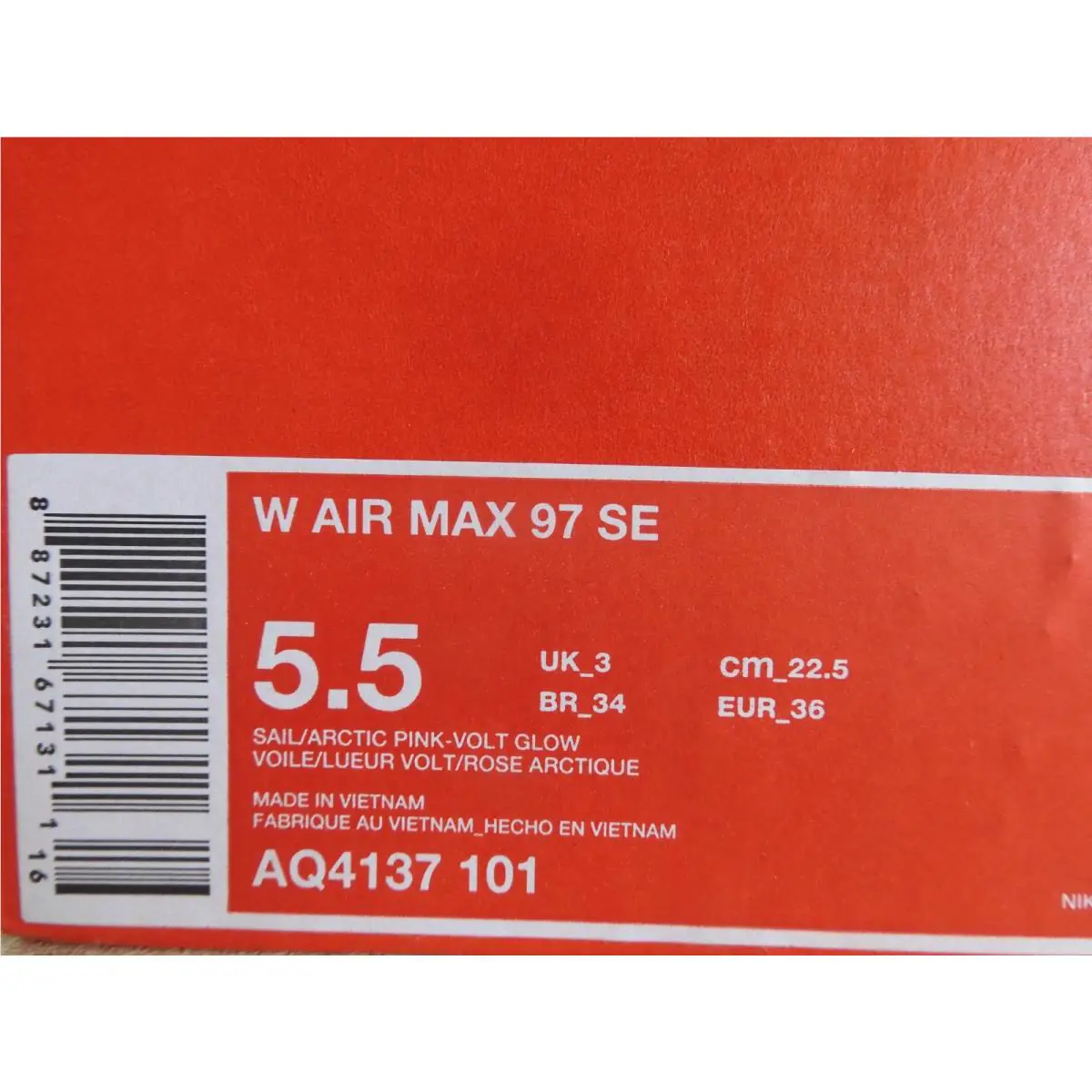 Nike shoes - Nike Air Max 97 - Air Max - AQ4137-101 - Pink 14