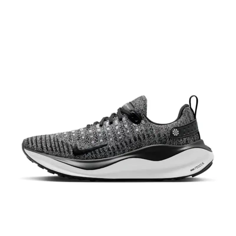 Nike Womens Reactx Infinity Run 4 Running Shoes DR2670 003 Box NO Lid - BLACK BLACK WHITE