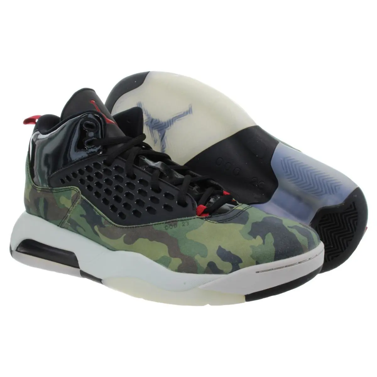 Nike shoes - Nike Jordan Maxin 200 - Maxin - CD6107 200 - Medium Olive, Black, Light Bone, Gym Red 16