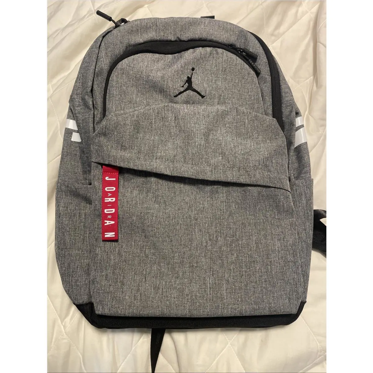 Nike Jordan Air Patrol School Backpack. Carbon Heather . Laptop