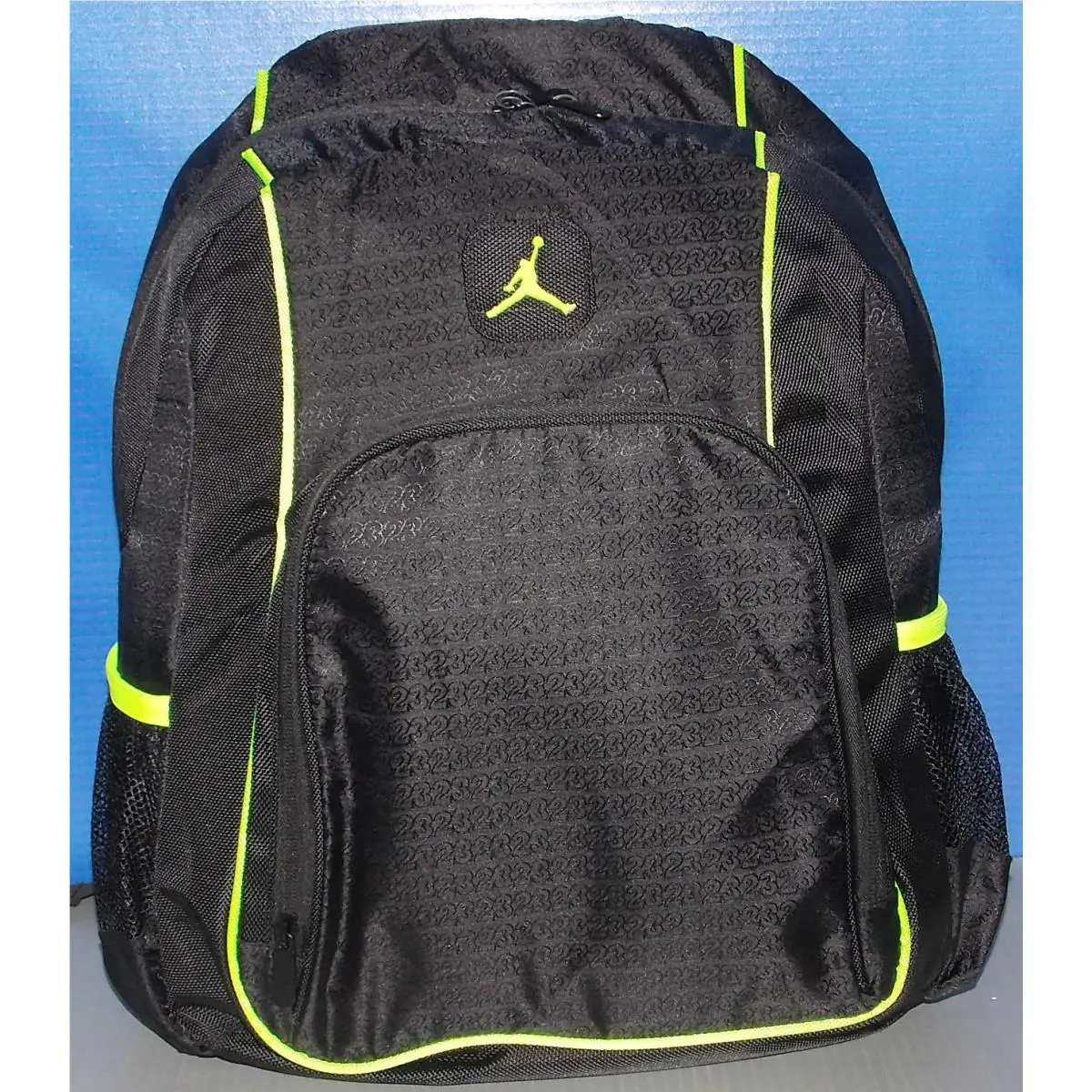 Nike Jordan Hjor Jumpman Backpack Black / Volt with Laptop Storage