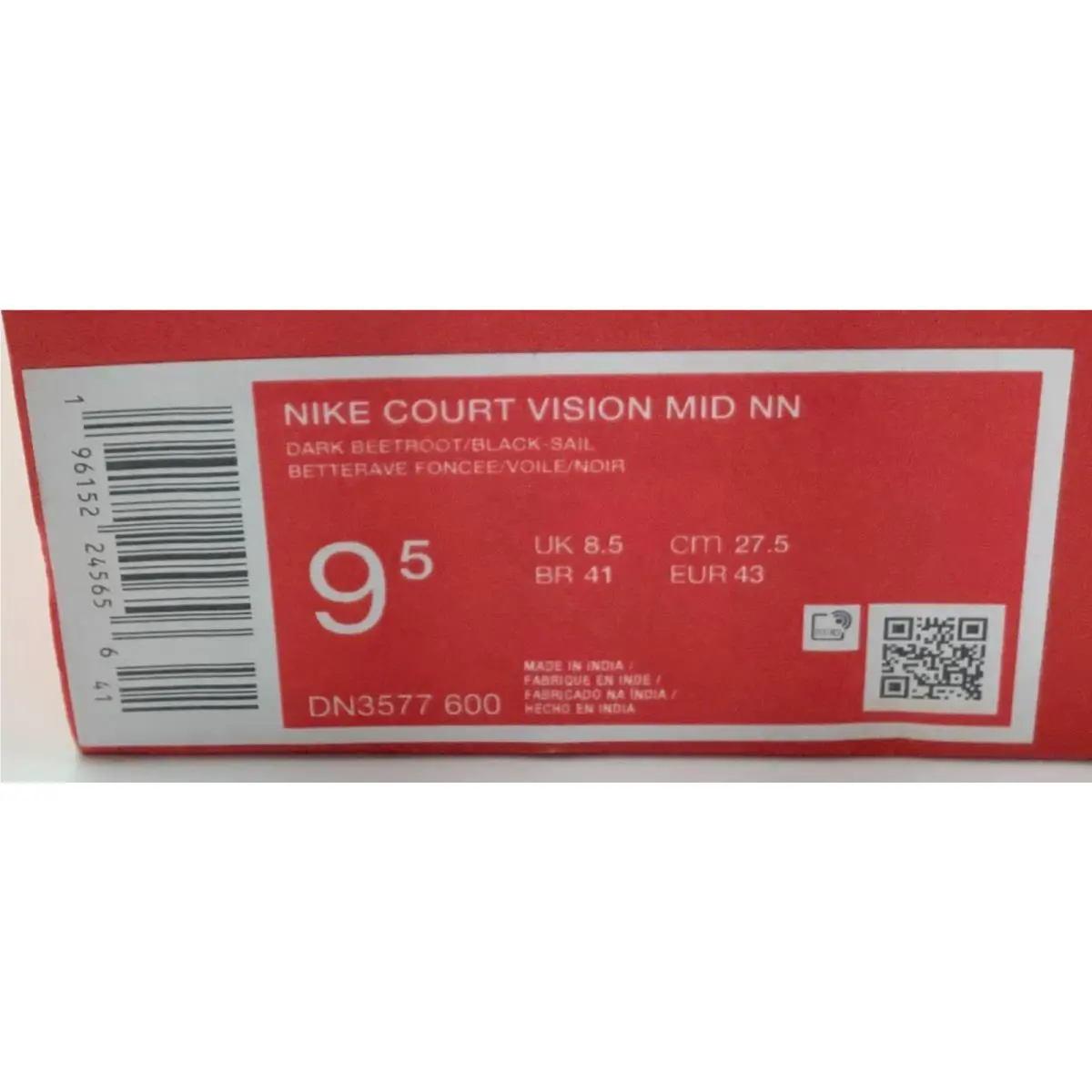 Nike shoes - DN3577600 - Dn3577-600 - Dark Beetroot Black Sail (UPC: 196152245656) 5