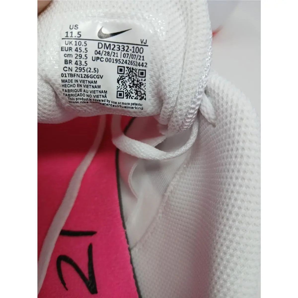Nike shoes - Nike Zoom Rival M9 - Zoom Rival - DM2332 100 - White & Hyper Jade & Black & Flash Crimson (UPC: 195242652442) 14