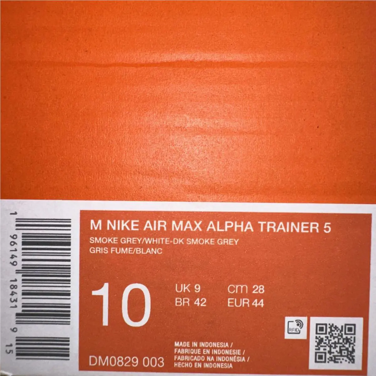 Nike shoes - Nike Air Max Alpha Trainer 5 Smoke Grey - DM0829-003 - Gray 4