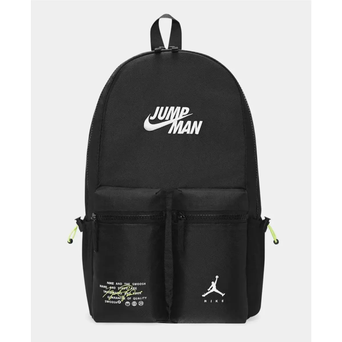 Jumpman X Nike Grade School Backpack Black Bookbag Travel Bag