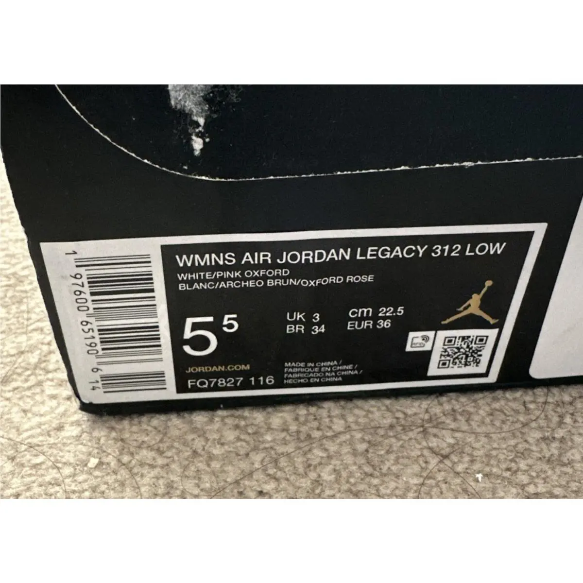 Nike shoes - Jordan Legacy 312 - Legacy - FQ7827-116 - White 5