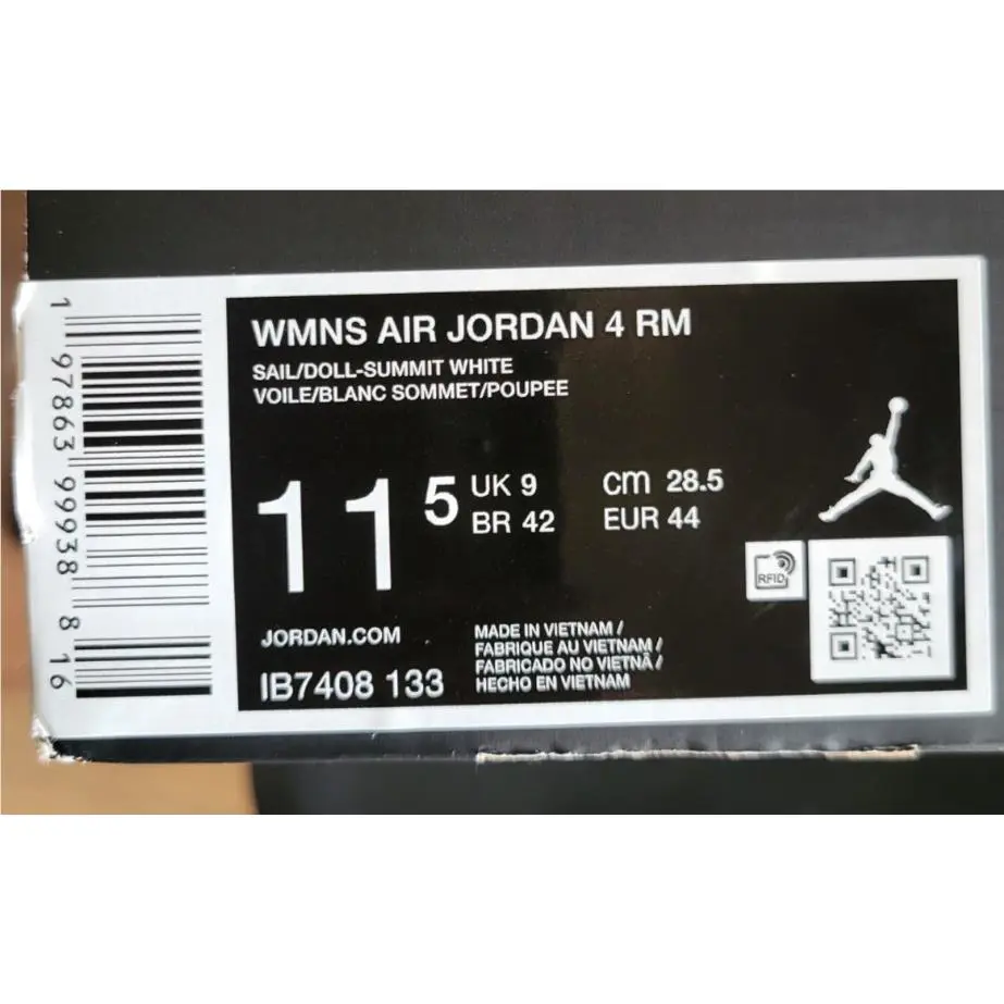 Nike shoes - Air Jordan 4 RM - Air - IB7408-133 - Ivory 11