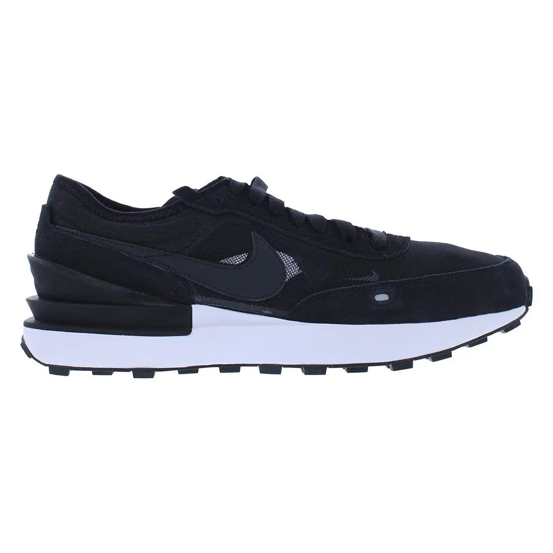 Nike Waffle One Gs Boys Shoes Size 4.5 Color: Black/black/white/orange - Black, Main: Black