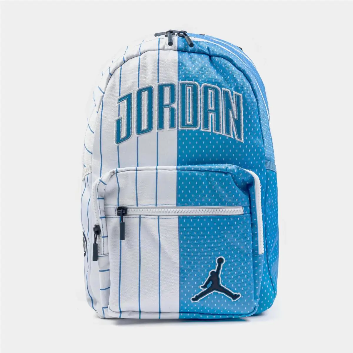 Jordan Playoff Game University Blue School Backpack Black Bookbag White Bag