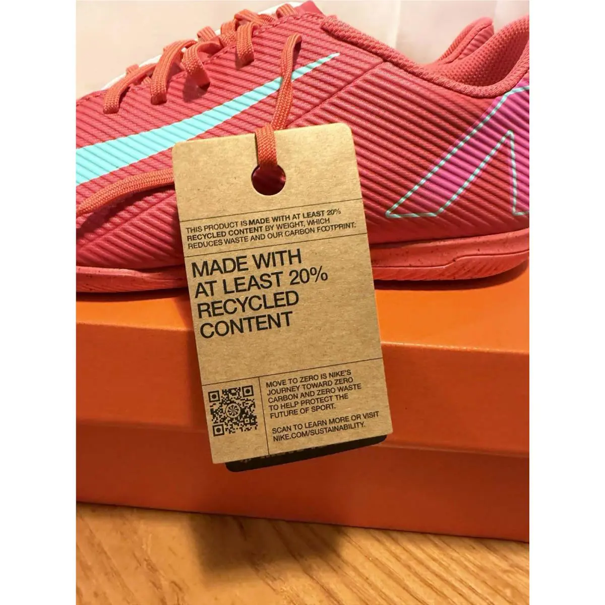 Nike shoes - Nike Mercurial Vapor - Mercurial Vapor - FQ8438-800 - Ember Glow/Aurora Green 1