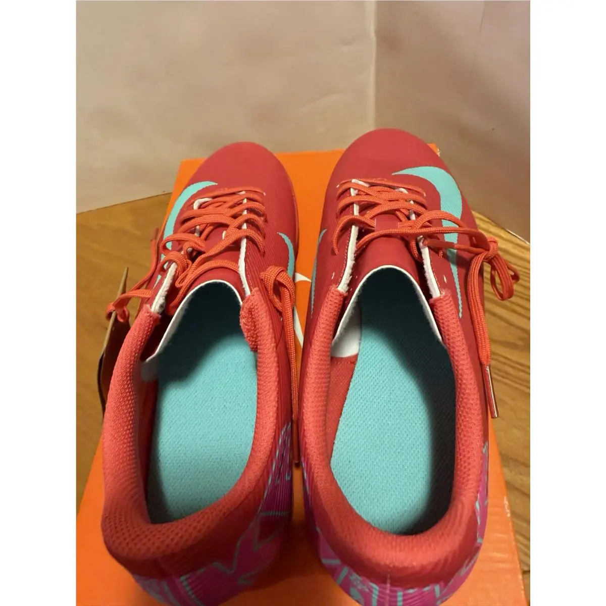 Nike shoes - Nike Mercurial Vapor - Mercurial Vapor - FQ8438-800 - Ember Glow/Aurora Green 4