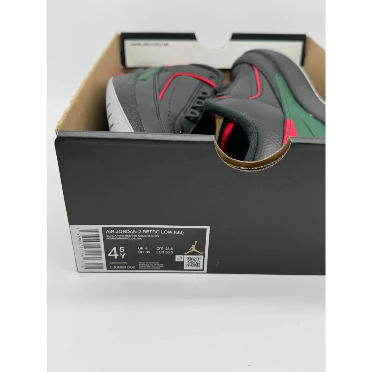 Nike shoes - Air Jordan 2 Retro Low - Black (UPC: 196969135584) 9