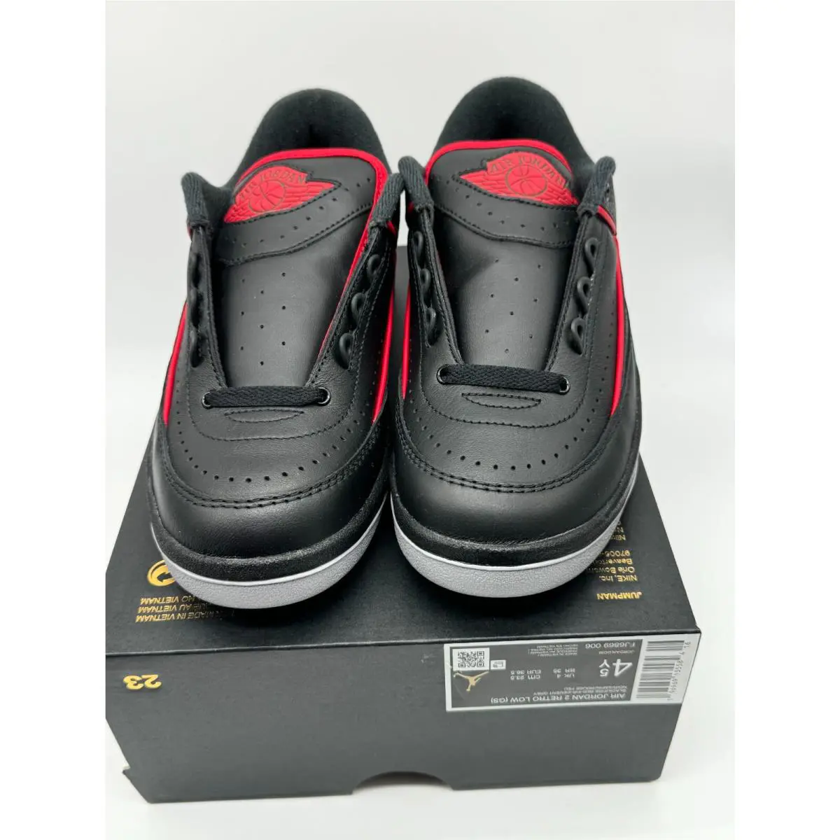 Nike shoes - Air Jordan 2 Retro Low - Black (UPC: 196969135584) 0