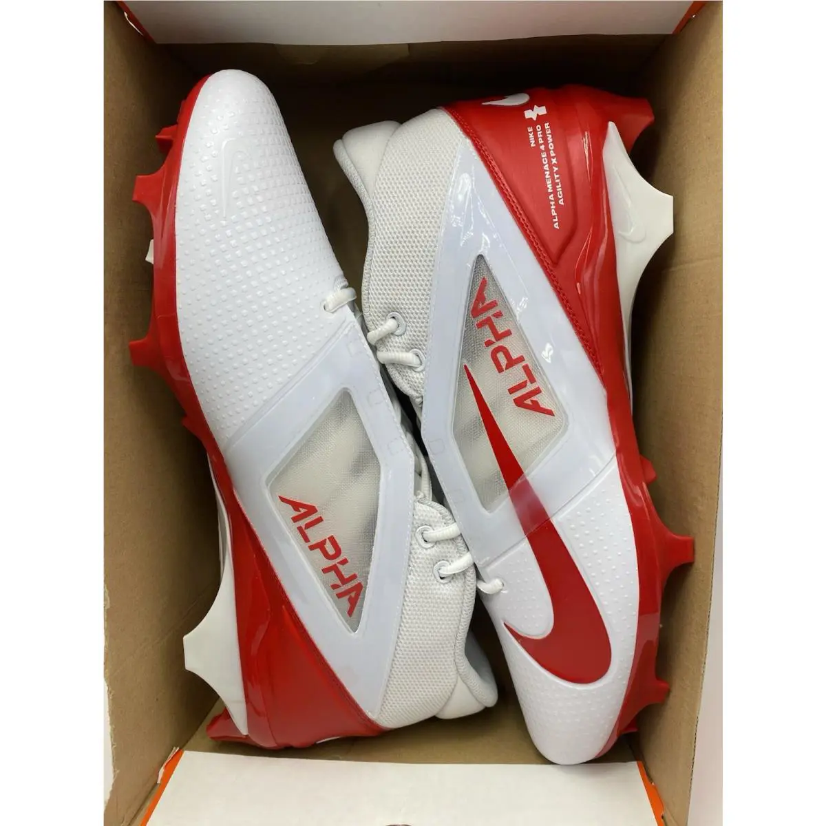 Nike shoes - Nike Alpha Menace - Alpha Menace - FD7037 102 - White/University Red (UPC: 197862639896) 5