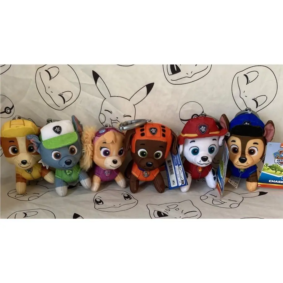 Paw Patrol Plush Backpack Clip Buddies Complete Set Walmart Exclusive Rare